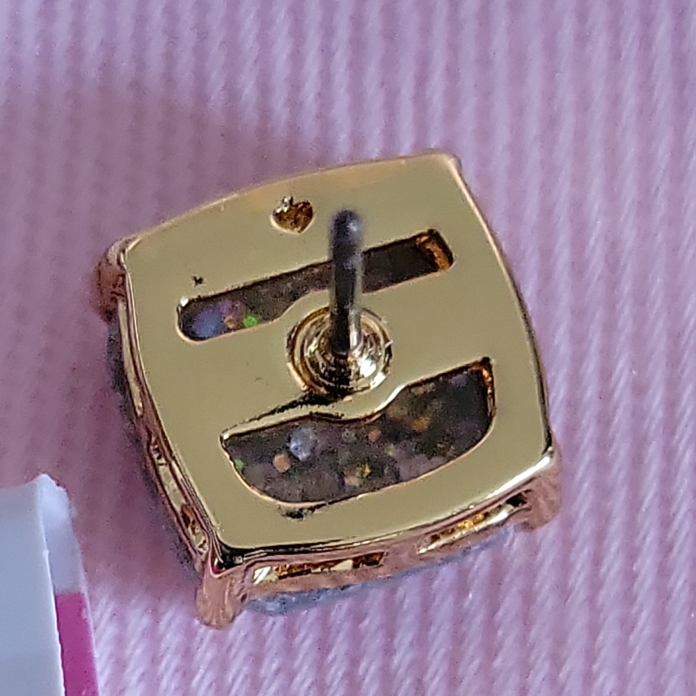 New Auth Kate Spade "Opal" druzy Earrings - Picture 5 of 5